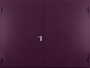 Распашные противопожарные ворота EI 60 (RAL 4007)